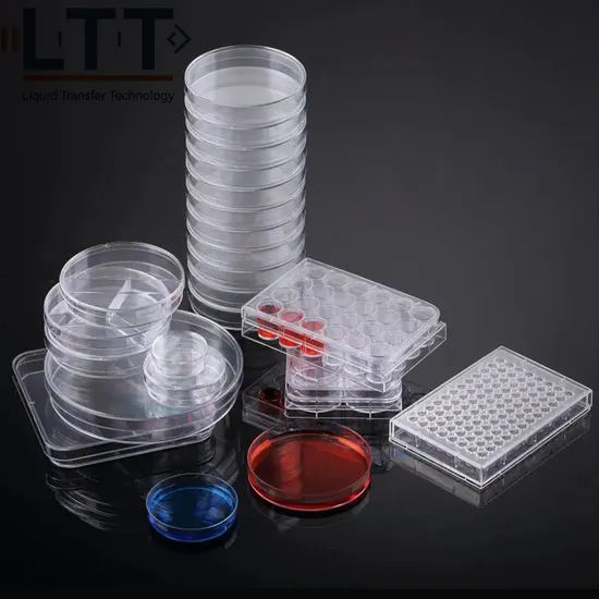 100% 버진 PTFE 페트리 접시