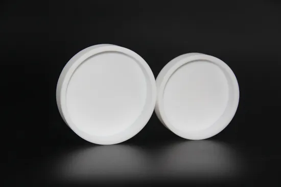 증발 접시 PTFE 재사용 가능한 얕은 원통형 용기