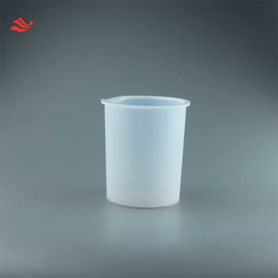 PFA 비커는 단단하고 바닥이 편평하여 거의 투명합니다.