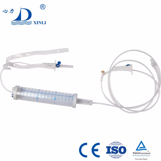 높은 품질과 최고의 가격 일회용 의료용 멸균 뷰렛 주입 세트/뷰렛 100ml 150ml 주입 세트